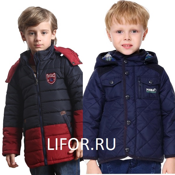 Модный детский пуховик на зиму